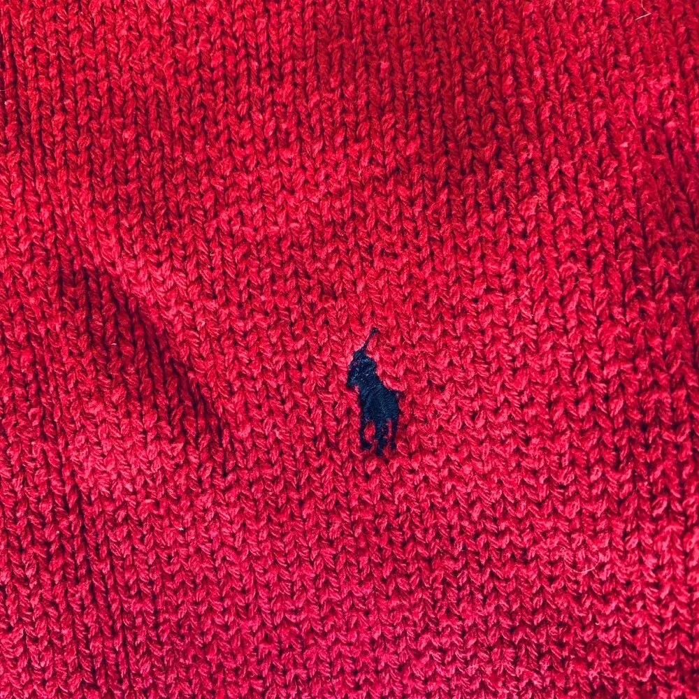POLO by Ralph Lauren Cotton Men’s Red Crew Sz XL